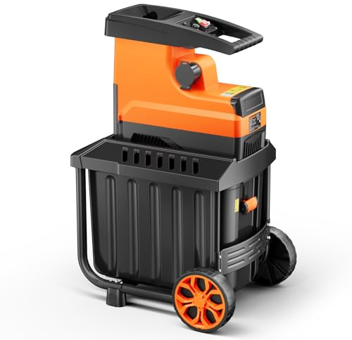 DOVAMAN GT10 APEX Trituradora de Ramas, 2800W con Motor Brushless, Silenciosa, Hasta 45mm, Contenedor de 60L, Rodillo de 6 Dientes Ajustable, Protección contra Sobrecarga