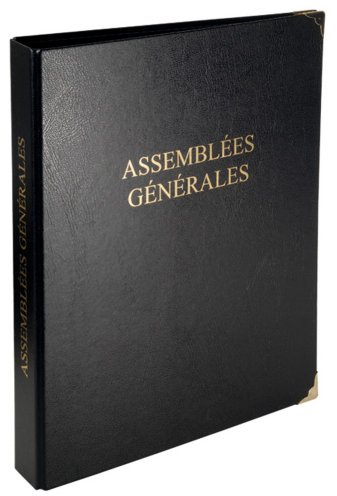 Reliure Registre Assemblées Générales