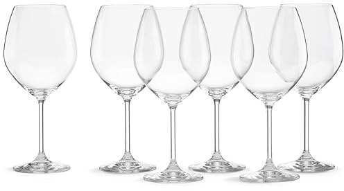 Lenox 831664 Tuscany Classics Red Wine Glass Set, Set of 6, 24 Fl Oz