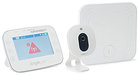 Foppapedretti Angelcare AC327 Säuglings-Videomonitor mit Bewegungssensor, weiß