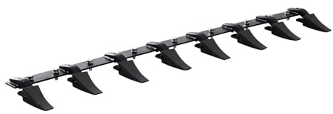 VEVOR Spadstång, 165 cm, högpresterande traktorskopa, 8-tandad skena för lastare, traktor, kompaktlastare, 2 000 kg lastkraft, skruvdesign, för effektiv markutgrävning och skopa