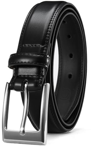CHAOREN Cinturones Hombre Cuero, Cinto Homem Piel 30mm para Formal Negocios | Hebilla Resisten, Cuero Premium, Formal Vestir, Informal Vaqueros, Embalaje Regalo, Estilo Clásico, Uso Diario, Ajuste Cómodo