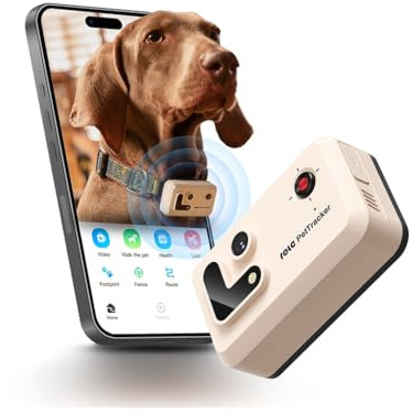 Collare GPS per cane e gatto Area III RoG PetTracker con telecamera e monitoraggio in tempo reale