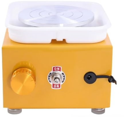 Mini Torno De Cerámica Eléctrico 2000 RPM Con Plato Giratorio 10 Cm Control Preciso