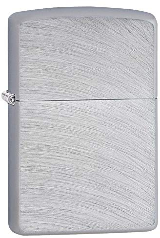 Zippo - Briquet Tempête, Arche Chromée, Modèle De Base, Rechargeable, Réutilisable, Résistant Au Vent, Coffret Cadeau, Fabriqué Aux États-Unis