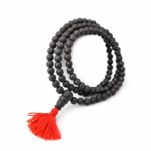 S.S. PADAM HANDICRAFT INDUSTRIES Unisex Adult Karungali Six Mm Bead Size Mala