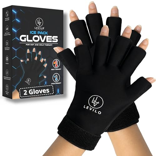 LEVILO Hand Ice Pack (Pack of 2) – Ice Gloves for Arthritis Hands