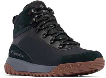 Columbia Men's Burnsider WP, Mid Rise Winter Sneakers, Black/City Grey, 9 Regular
