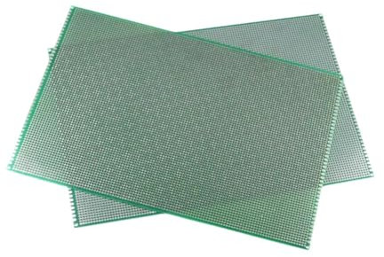 Colcolo 2 piezas placa de perforación de placa PCB de doble cara, placa de circuito impreso universal para proyectos electrónicos de soldadura de bricolaje