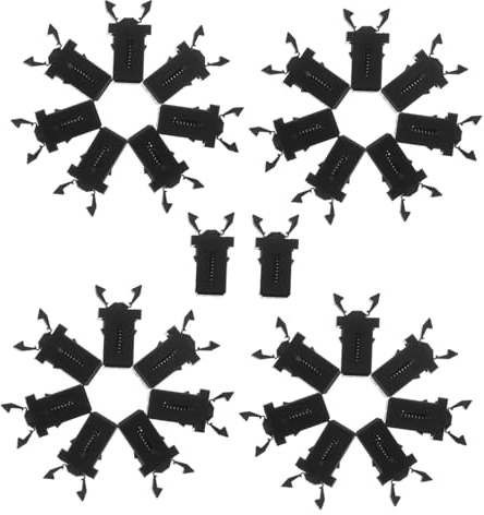 EPIGEIST 30pezzi Fibbie Pressione Per Bidoni Della Spazzatura Del Del Bidone Fibbia Per Bidone Interruttore Pressione Per Bidoni Clip Di Bloccaggio Di Ricambio Accessori Per