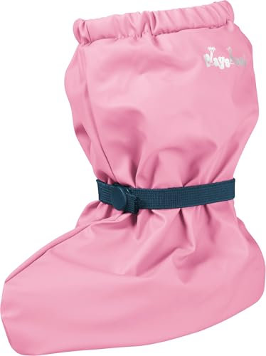 Playshoes Unisex Baby Waterproof Rain Footies with Fleece Lining, Rose, Medium