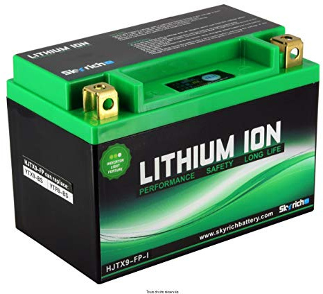 Electhium - Motorcykelbatteri LiFePO4 YT12B-BS / YT14B-BS UN38.3 12V 5Ah