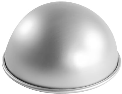 Fat Daddio's PHA-9 Anodized Aluminum Hemisphere Pan, 9 x 4 Inch, Silver