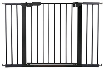 Baby Dan 60116-2696-02-88 Türschranke, 1 Druckbefestigung, für Türen oder Treppen, 73,2 x 71,8 x 5 cm, schwarz