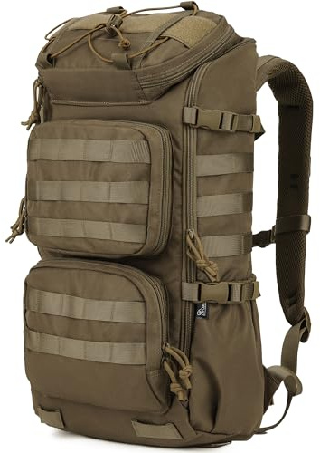 Mardingtop Tactical Backpacks Molle Hiking daypacks for Motorcycle Camping Hiking Military Traveling,25L Backpack