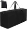 Bolsas de almacenamiento grandes 260L, 210D Bolsa de almacenamiento con edredón a prueba de polvo impermeable, en movimiento (negro, 122*39*55 cm)