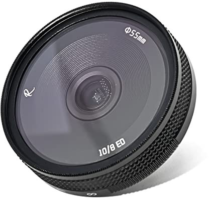 AstrHori 10mm F8 II Ultra Wide Angle Fisheye APS-C Manual Prime Lens Compatible with Sony E-Mount Mirrorless Camera A6000,A6300,A6400,A6500,A5100,A5000,A6600,NEX-3,NEX-3N,NEX-3R,NEX-C3,NEX-F3K(Black)