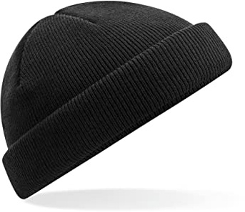 COOZO Recycled Mini Fisherman Beanie - Black - One Size