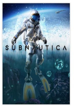 AAVEDA Game Subnautica 8 Leinwand-Poster, Wandkunst, Dekordruck, Bild, Gemälde für Wohnzimmer, Schlafzimmer, Dekoration, ungerahmt, 30 x 45 cm