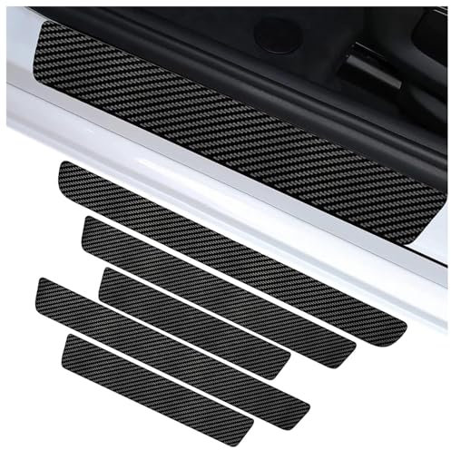 5PCS Car Sill Protector,For Toyota Yaris Cross SUV 2021 2022 2023. Car door steps Protector, Rear Bumper Protector Stickers Inner Accessories