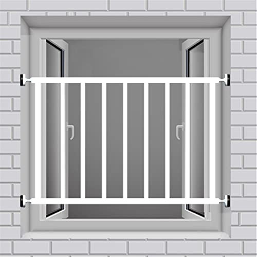 Grille de sécurité pour fenêtre de maison, appartement, bureau, protection contre le cambriolage, sans perforation, 60 cm x 110 cm