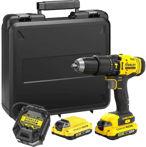 Stanley Fatmax V20 SFMCD711 18v Cordless Combi Drill 2 x 2ah Li-ion