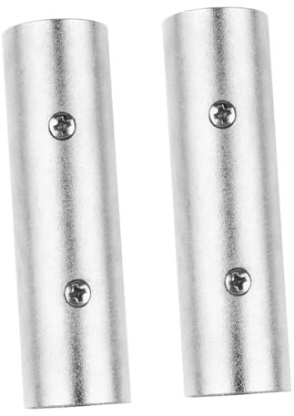 NUOBESTY 2pièces Connecteur XLR Broches Mâle vers Mâle Adaptateur pour Mélangeur De Microphone Utilisation Facile