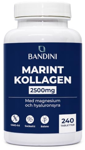 Bandini® Colágeno Marino Hidrolizado Peptan® Puro 240 Tabletas - 2500mg