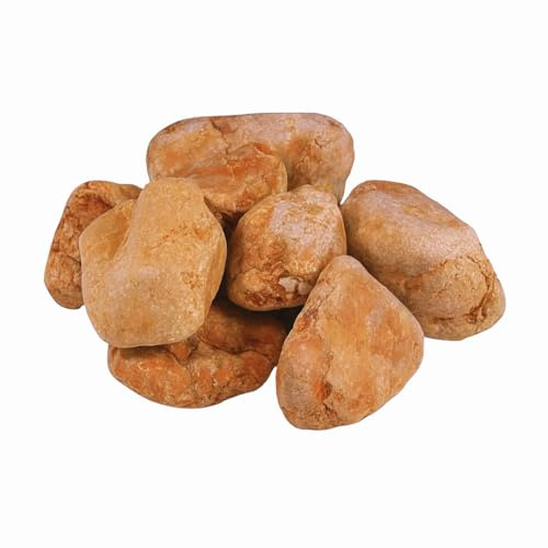 FORTUNATO Ciottoli Rosso Verona, Pietra Naturale Decorativa, Disponibile in Formati da 5 kg o 25 kg (Misura : 25/40, Formato : 25 kg)