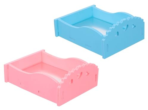 Yardwe 2 Tapetes para Hámster, Cama Refrescante de Verano, Alfombrilla para Dormir para Mascotas, Placa de PVC, Reutilizable y Fácil de Limpiar