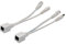 DIGITUS Cable adaptador PoE pasivo - Fast Ethernet - Cable inyector y divisor - Conector DC 5,5 mm y conector hembra