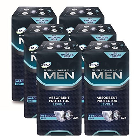 TENA FOR MEN LEVEL 1 (pack of 24 – 144) QUANTITY DISCOUNT 1 or 6 packs