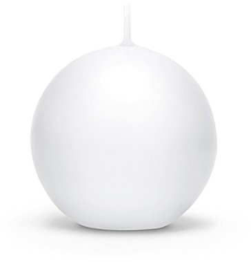 Party Deko Kugelkerzen weiß Sphere 8 cm 6 Stück Kerzen Tafelkerzen Tischdekoration Hochzeit