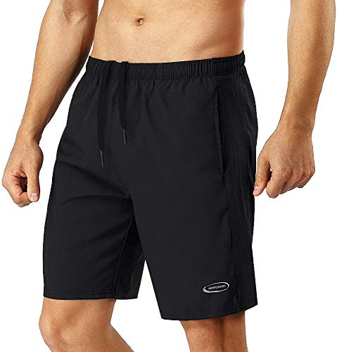 Pantalón Corto Hombre con Bolsillo Deportivo para Running Gimnasio y Verano