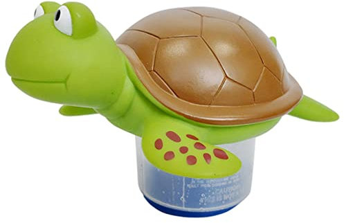 #N/A Dispensador Flotante de para Piscina, 9de Diámetro, Tabletas de de Bromo, Clorador Flotante para Piscinas de Bañera de Hidromasaje, Tortuga