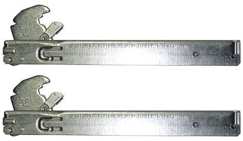 Franza - Kit 2 cerniere sostitutivo per Electrolux Rex Aeg Zanussi 210 x 21 mm. porta forno con doppio vetro 3577218054 - KCF4494 - Prodotto originale