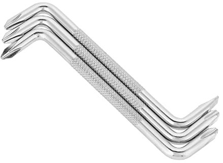 WPKD BLUEIY Set di 3 Cacciaviti Offset,Set di Cacciaviti a Testa con Design a Z,Cacciavite Ad Angolo Retto in Acciaio CRV,per Spazi Ristretti e Applicazioni Versatili