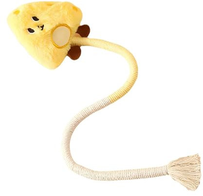 Eupneicu Interaktives Katzenspielzeug, Plüsch Katzenspielzeug, Katzen Spielzeug Und Kätzchen Spielzeug [Gelb]