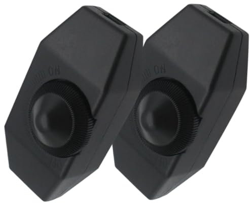 HOUDERCO 2pezzi Interruttore Dimmer Per Luci Led Dimmer Per Luci Dimmerabile Per Lampade Led Controller Rotativo Per Strisce Monocolore