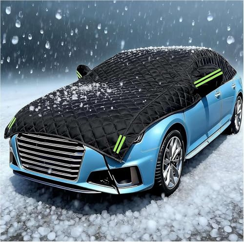 Bâche Voiture Extérieur Anti Grêle pour Toyota C-HR C-HR SUV 2016-2024, Demi-Housse De Voiture Épaissie,Housse De Protection Imperméable,Anti-UV, Respirante, Résistant à la poussière,Pluie vg46