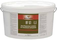 Büchner AF 61 Acryl-Dispersions-Lackfarbe/silbergrau RAL 7001 / matt/ist eine spezielle schnelltrocknende, heizölbeständige, rissüberbrückende Beton - u. Bodenbeschichtung für den Innenbereich