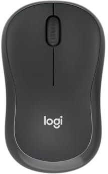 Logitech M240 for Business, ratón inalámbrico silencioso, Receptor USB Logi Bolt Seguro, Bluetooth, certificación Global para Windows, Mac, Chrome, Linux, iPadOS, Android - Grafito