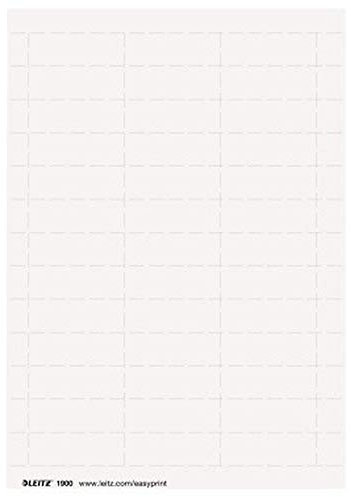 Leitz Beschriftungsschild 19000001 blanko 60x21mm weiß 975 St./Pack.