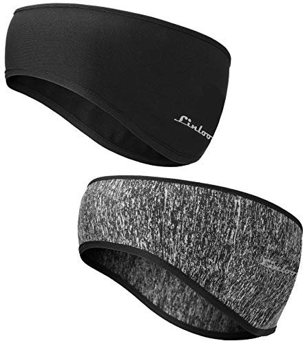 Winter Sport Stirnband für Damen und Herren - Ohrenwärmer Stirnbänder Ohrenschützer Warm Headband for Jogging, Laufen, Wandern, Fahrrad und Motorrad Fahren 2 Stück (Farbe 5)