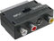 VIVANCO VHS Mini DIN-SCART Adapter schwarz 47048