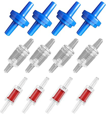 Rückschlagventil aus Kunststoff, Rückschlagventil, 4 mm, für Flüssigkeiten und Gase, Wasser, Gas, Luft, One Way