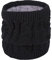 ihreesy Winter Strickschal, Warm Halswärmer Unisex Gestrickter Winterschal Warmer Runde Schlauchschal Loop Schal Halsschlauch Damen Herren Nackenwärmer Elastisch Fleecefutter Halswärmer,Schwarz