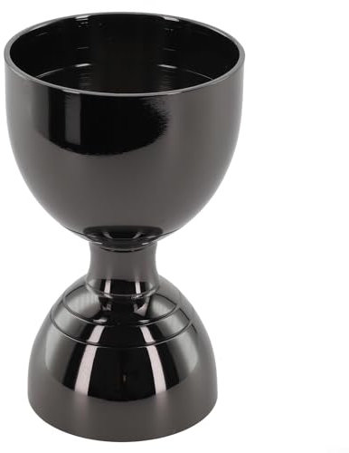 Jigger da cocktail dal design ergonomico realizzato in robusto acciaio inossidabile, offre misurazioni precise di 28,3 g e 56,7 g (nero)