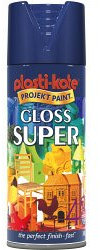 Plastikote 400ml Super Spray Paint, Gloss Royal Blue