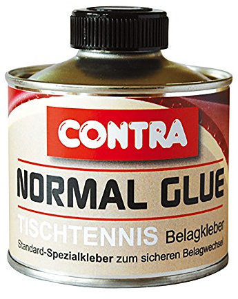 Contra Glue Tischtennis Belagkleber, 180g VOC Kontaktkleber für Tischtennisbeläge, Lösungsmittelhaltig, mit Pinsel für einfache Anwendung (nicht ITTF konform!)